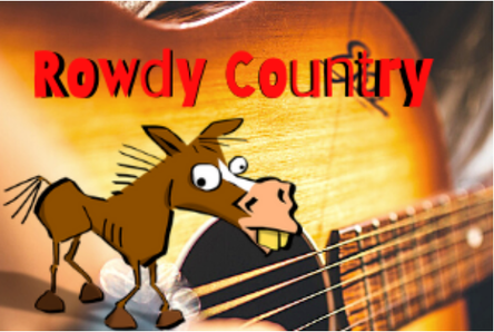 Wild West themed country music bingo card design