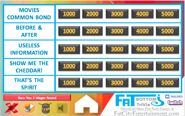 Game Show Trivia - 5 Pack