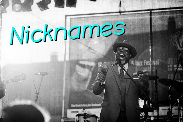 Nicknames - 250 Music Bingo Cards