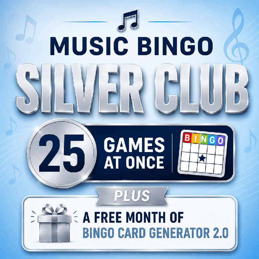 Music Bingo Silver Club