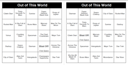 Screenshot of the Bingo Card Generator Pro tool interface